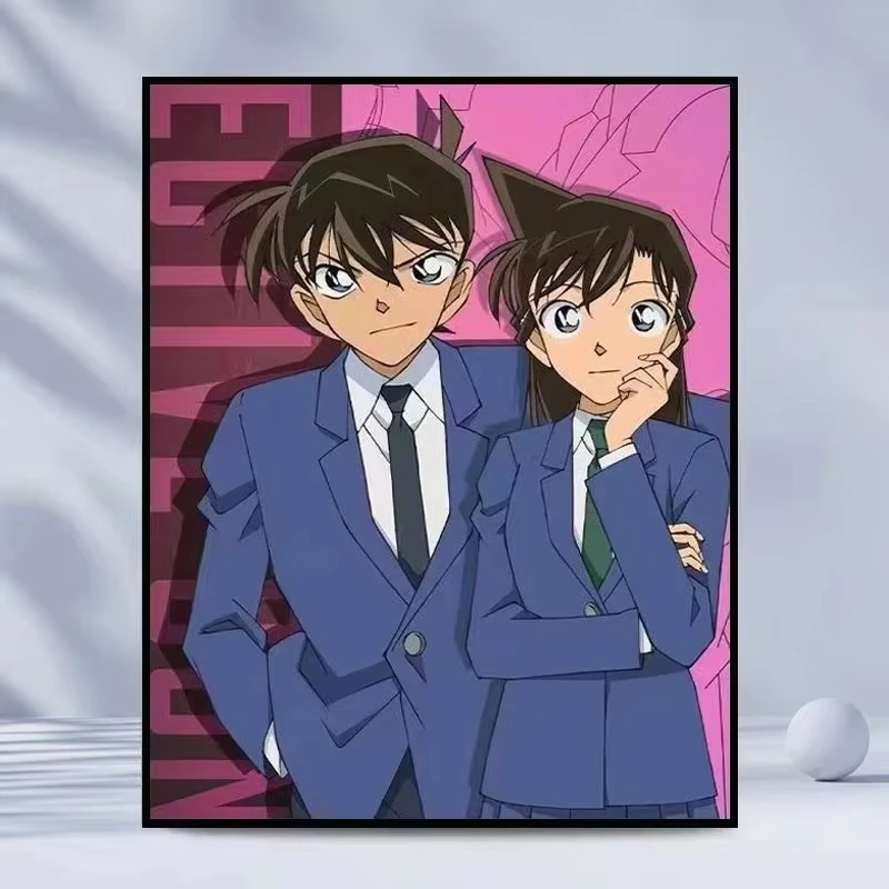 Detective Conan Anime Characters Oil Painting By Numbers Modern Wall Decor for Living Room Bedroom Perfect Gift No Frame