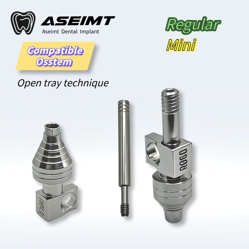 

Compatible OSSTEM Open Tray Impression Coping Pick-Up for Dental Implants Internal Hex Transfer Coping Open Tray Technique Lab