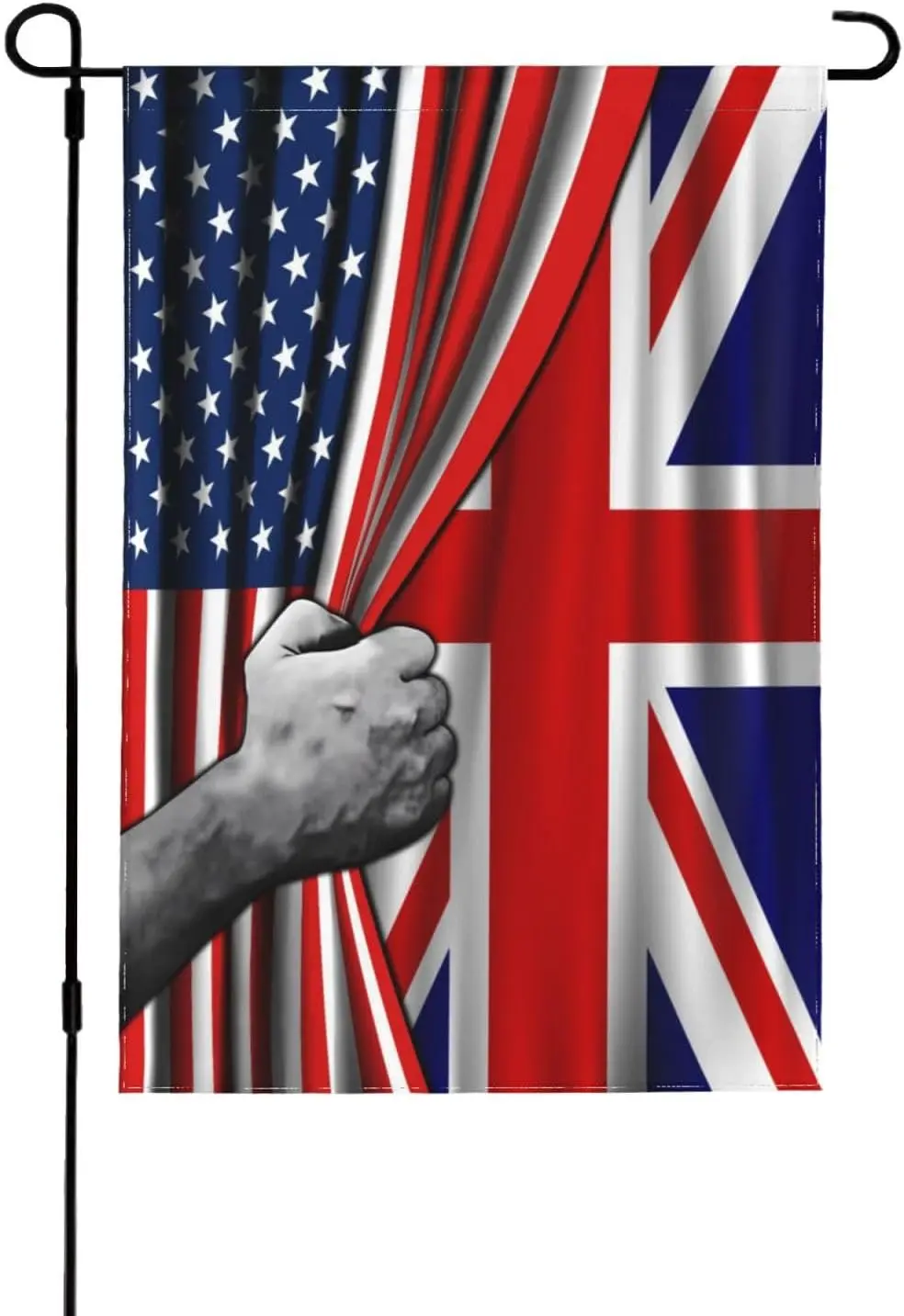 Britain British American Usa America Friendship Garden Flag 12x18 Double Sided Printed 100d Polyester Lightweight Outdoor We PPZ
