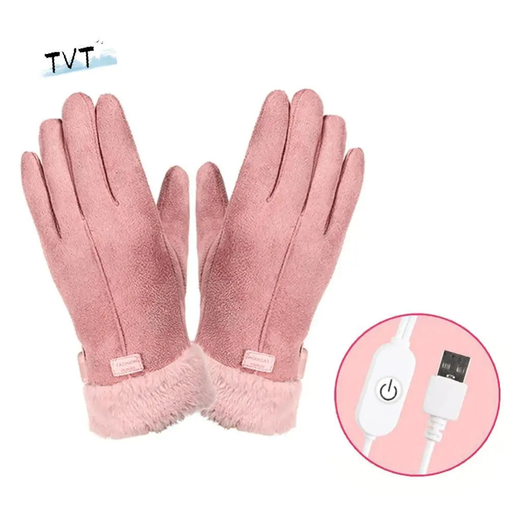 

Водонепроницаемые перчатки с USB-подогревом, сенсорный экран, полный подогрев пальцев, терморусалка, широкое применение, ветрозащитные зимние теплые перчатки