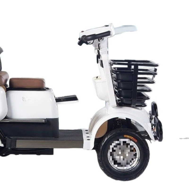 

Elderly scooter, four-wheeled electric vehicle household with shed scenic sightseeing moped
