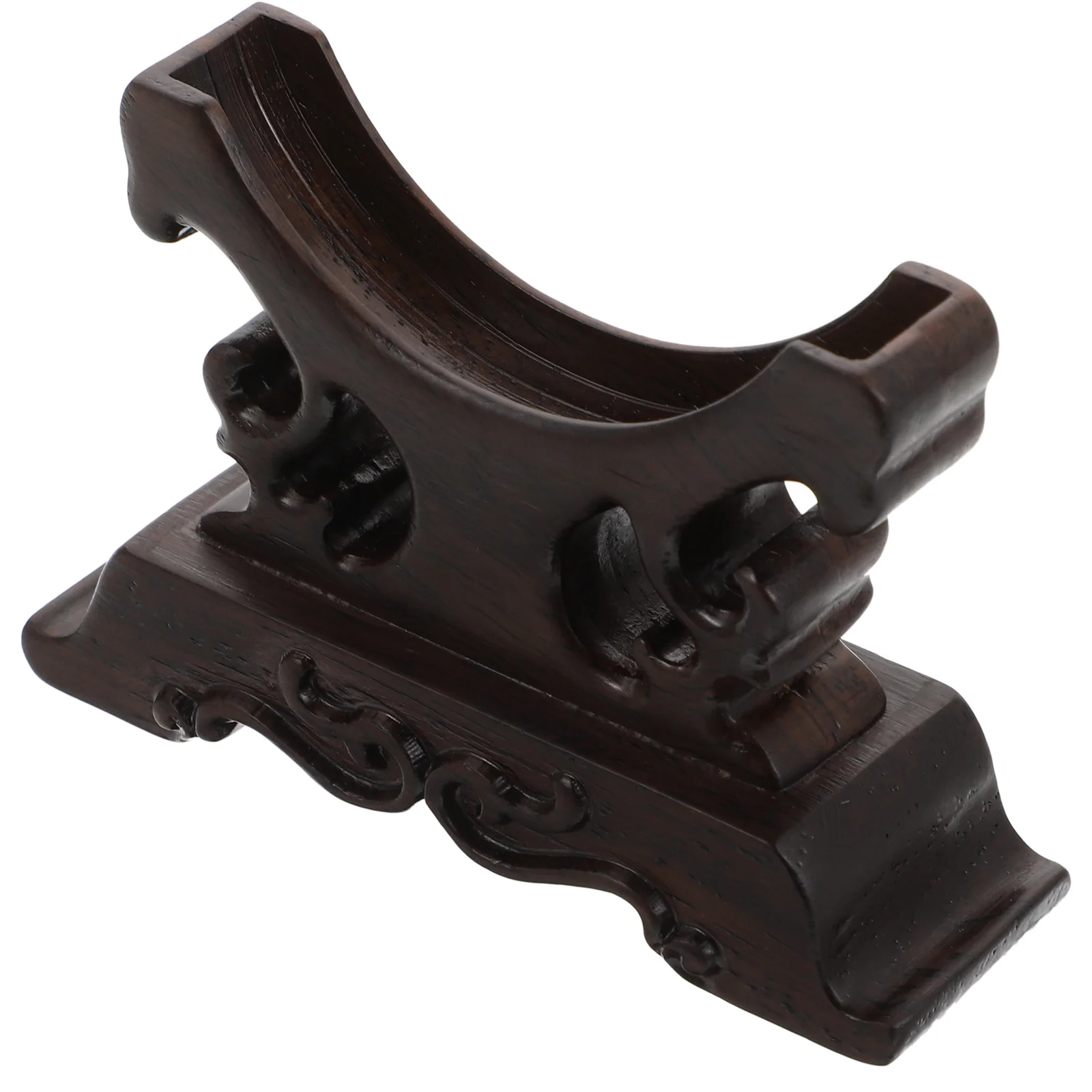 Bracelet Display Rack Wooden Base Compact Stable Jewelry Holder Home Office Store Wooden Bracelet Holder
