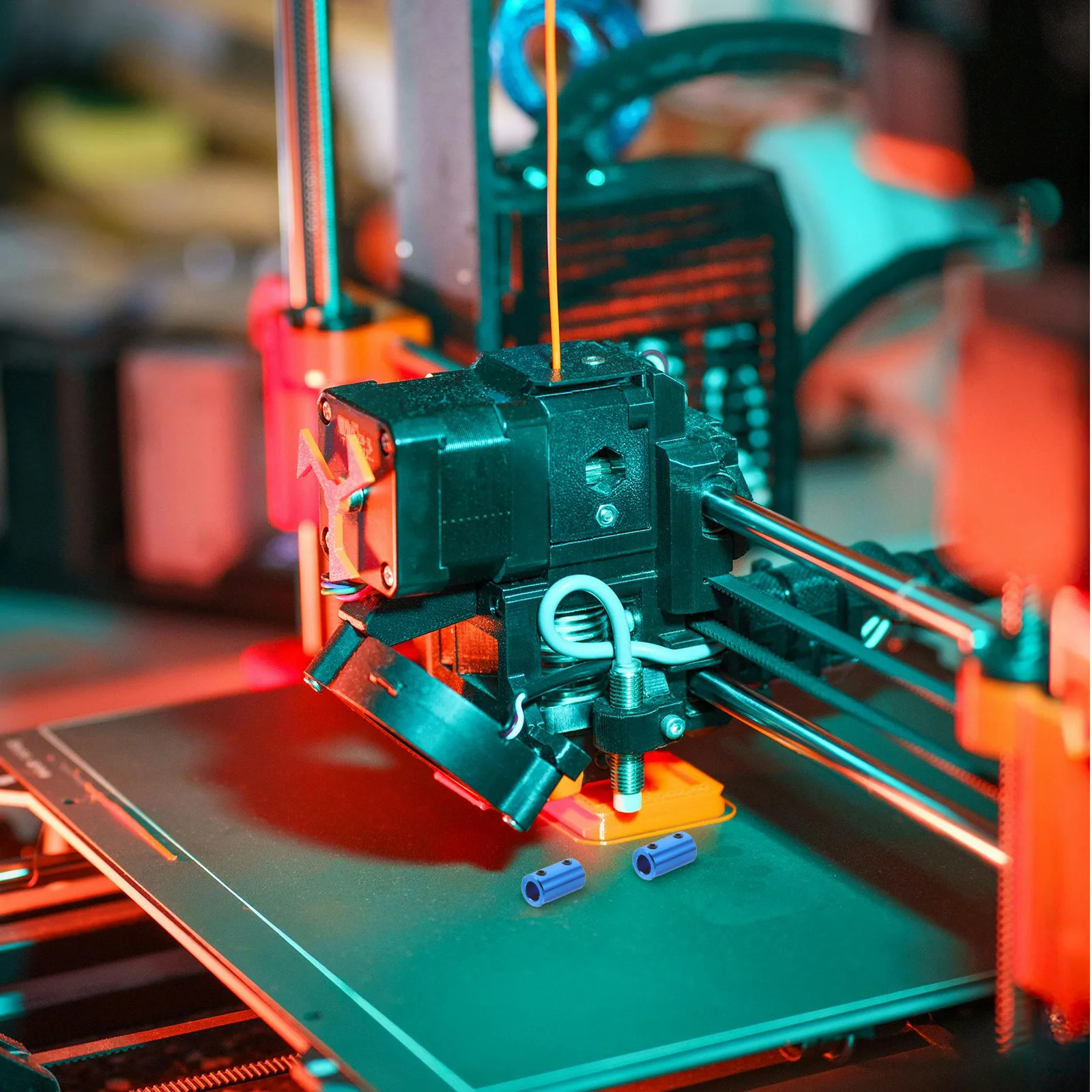 10pcs Aluminum Alloy Shaft Coupler 8X8Mm For 3D Printer Stepper Motor Rigid Clamping Joint Diy Encoder Connector Cnc Robot