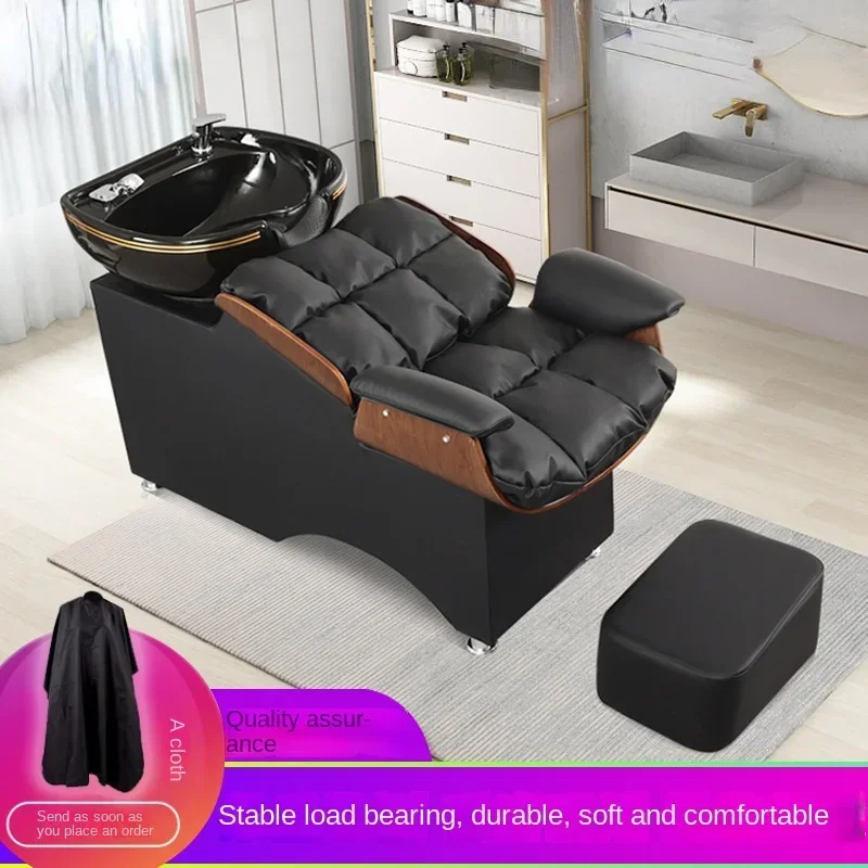 Shampoo bed flushing massage semi reclining beauty salon hair salon exclusive