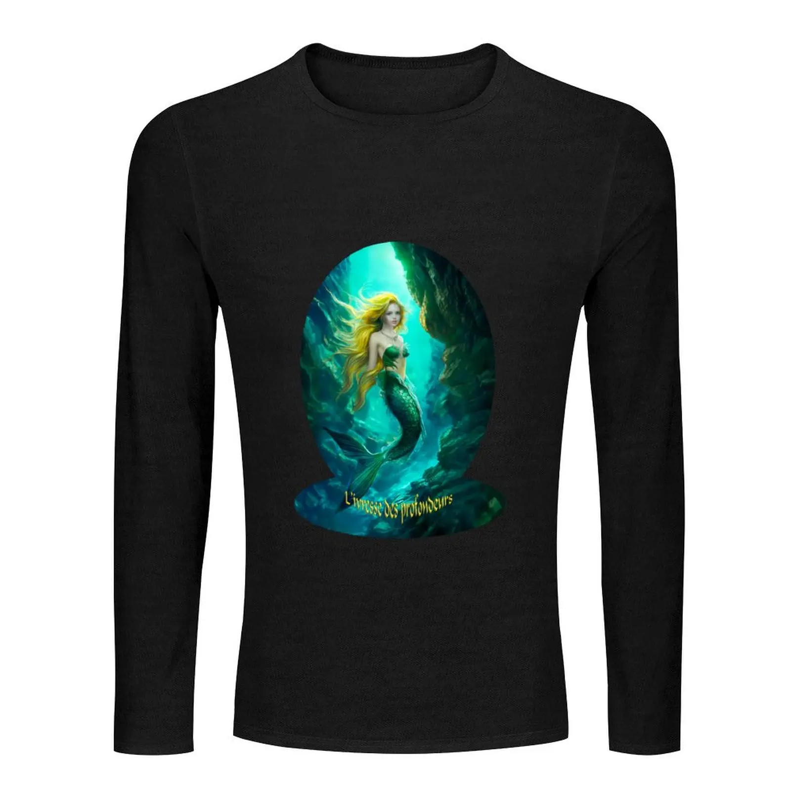 Mermaid drunkenness of the depths (bubble) – for diver Long T-Shirt man clothes sublime t shirt T-shirt men