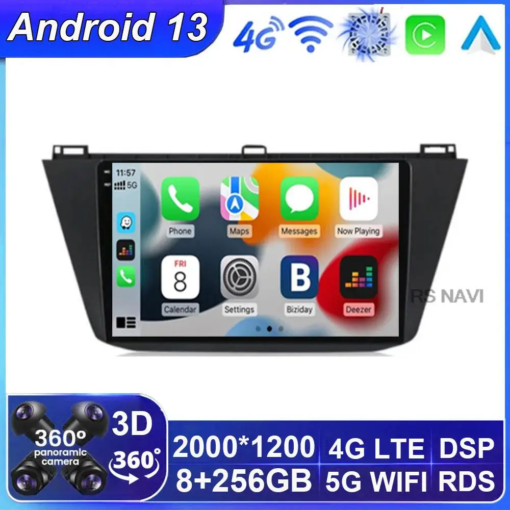 

4G LTE Android 13 One Car Radio For VW Volkswagen Tiguan 2 Mk 2016 - 2022 Multimedia Player GPS Carplay Audio 2din Head Unit