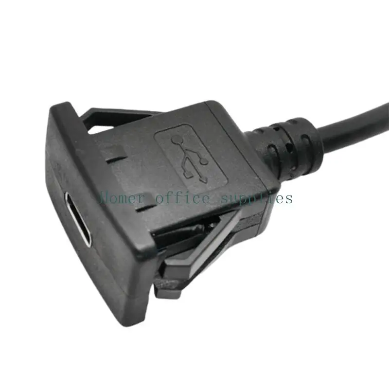 K43B High Speed Type C Cable Extension for Car Truck Boats Motorcycle Dashboard