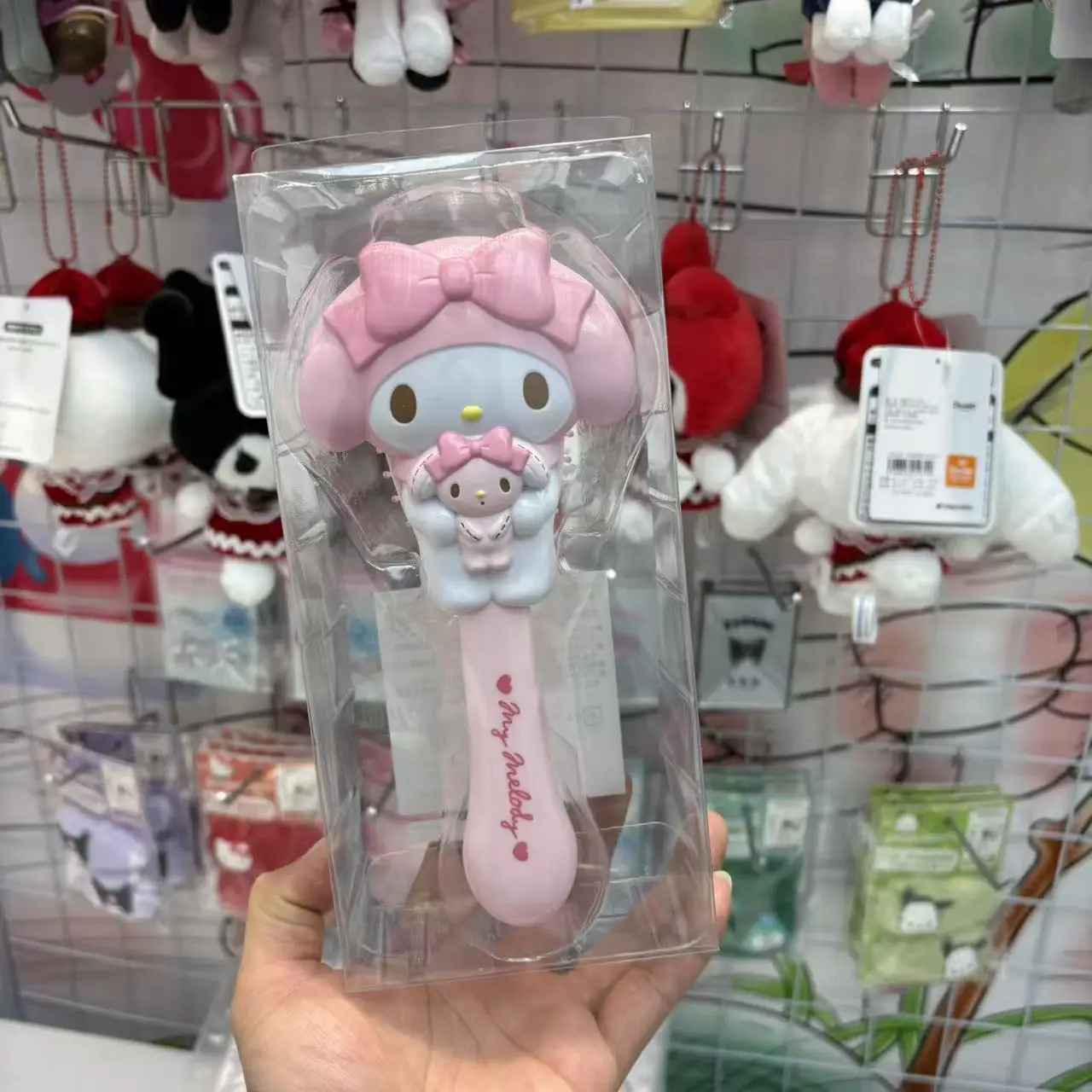 Sanrio Air Cushion Comb Hello Kitty MyMelody Kuromi Cute Cartoon Massage Hair Brush Portable Makeup Detangling Comb For Girls
