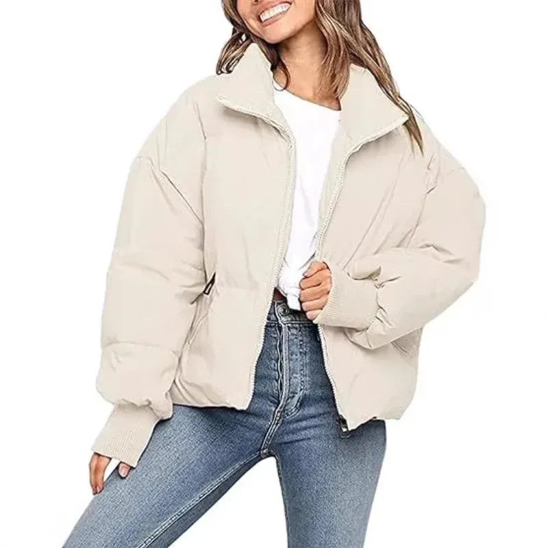 2025 Popular Cotton Jacket for Women  Loose and Slimming  Warm and Cozy  Short and Lazy Style Cotton Jacket