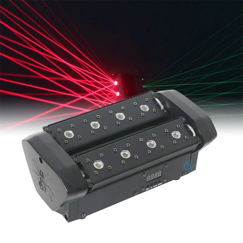 

Colorful Stage Laser Light Rotation LED 60W Projector Light Voice Controlled Atmosphere Lights for DJ Party