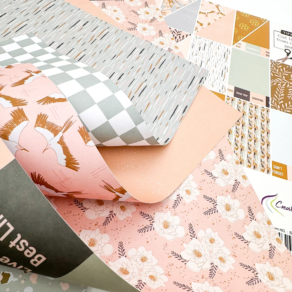 Creative Path 12 Inch Scrapbooking Paper Supplies Crafts Journaling Decorative Materials 20 Sheets Cardmaking 305x305mm