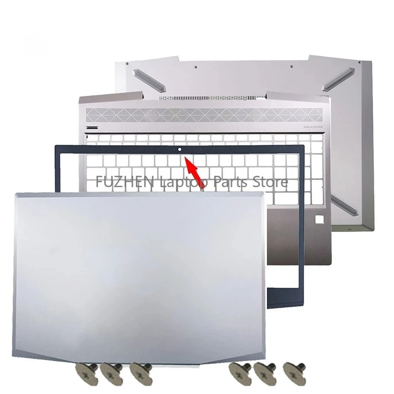 

New For ZHAN 99 G1 ZBook 15v G5 TPN-C134 Laptop LCD Back Cover Front Frame Palm Bottom Cover hinge