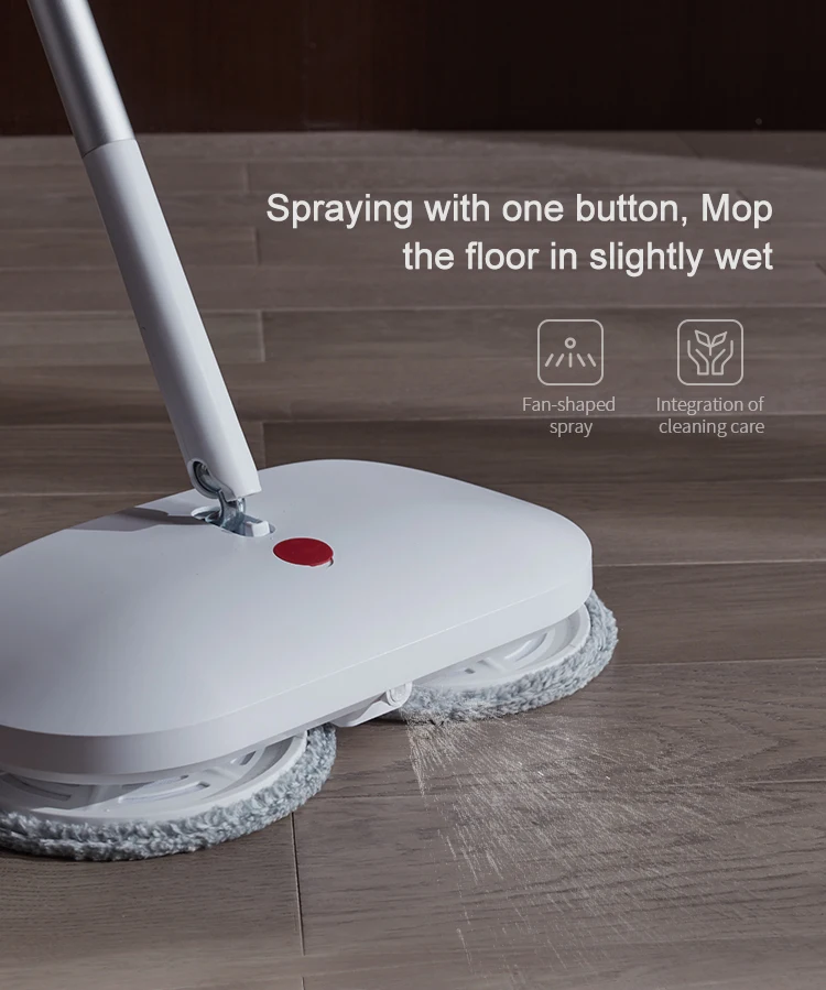 Cleanhome Cordless Self Clean Power Electric Mops with Bucket Automatic Scrubber Electric Spin Wash Mop for Floor Cleaning
