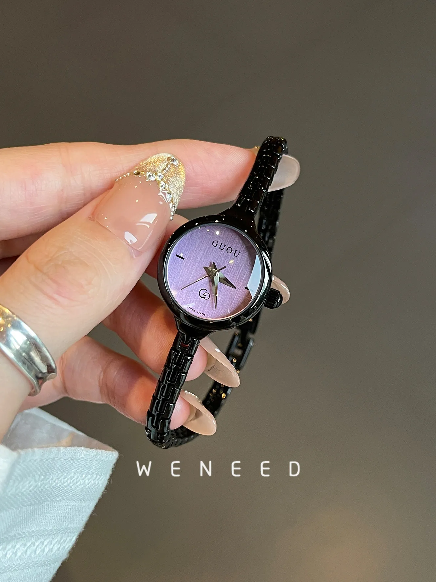 Bracelet Watch for Women Niche Light Luxury Delicate Compact Elegant High Sense Ladies Fashion Wristwatch Daily Dress Accessory