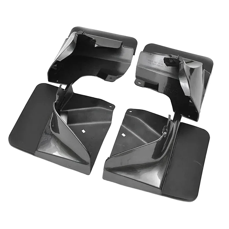 

B07A-4 Piece Front Or Rear Mudflaps Splash Guards Mudguards Black Plastic For Toyota Land Cruiser Prado FJ120 120 2003-2008 2009