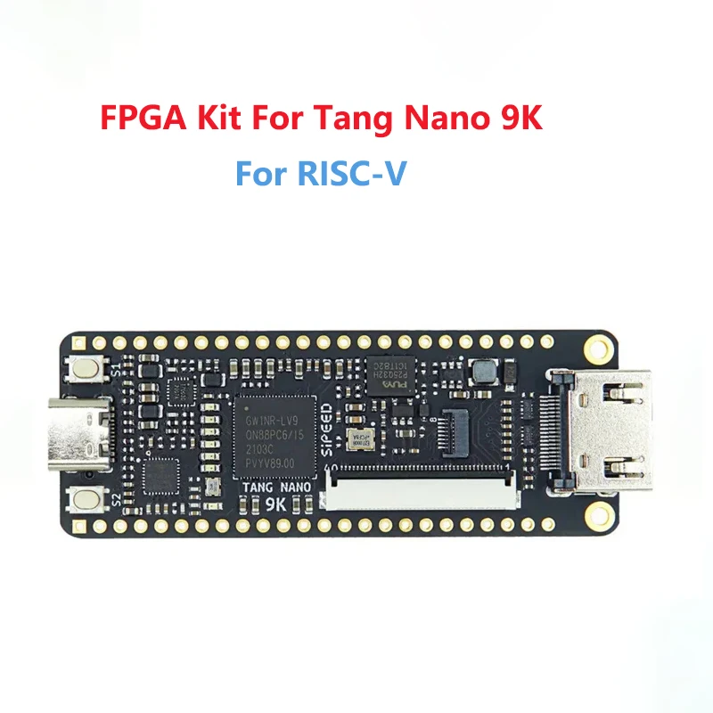 Sipeed Tang Nano 9K FPGA Development Board GOWIN GW1NR-9 RISC-V HDMI-compatible Optional LCD