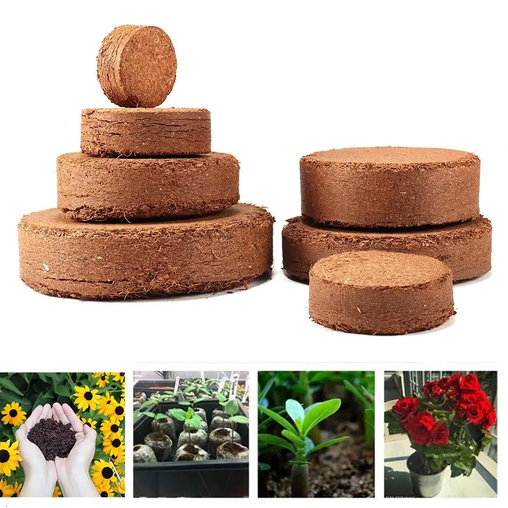 Fiber Lightweight Fertilizer Flower Compressed Base Vegetable Seedling Soil Plant Food Soil Peat Nursery Soil