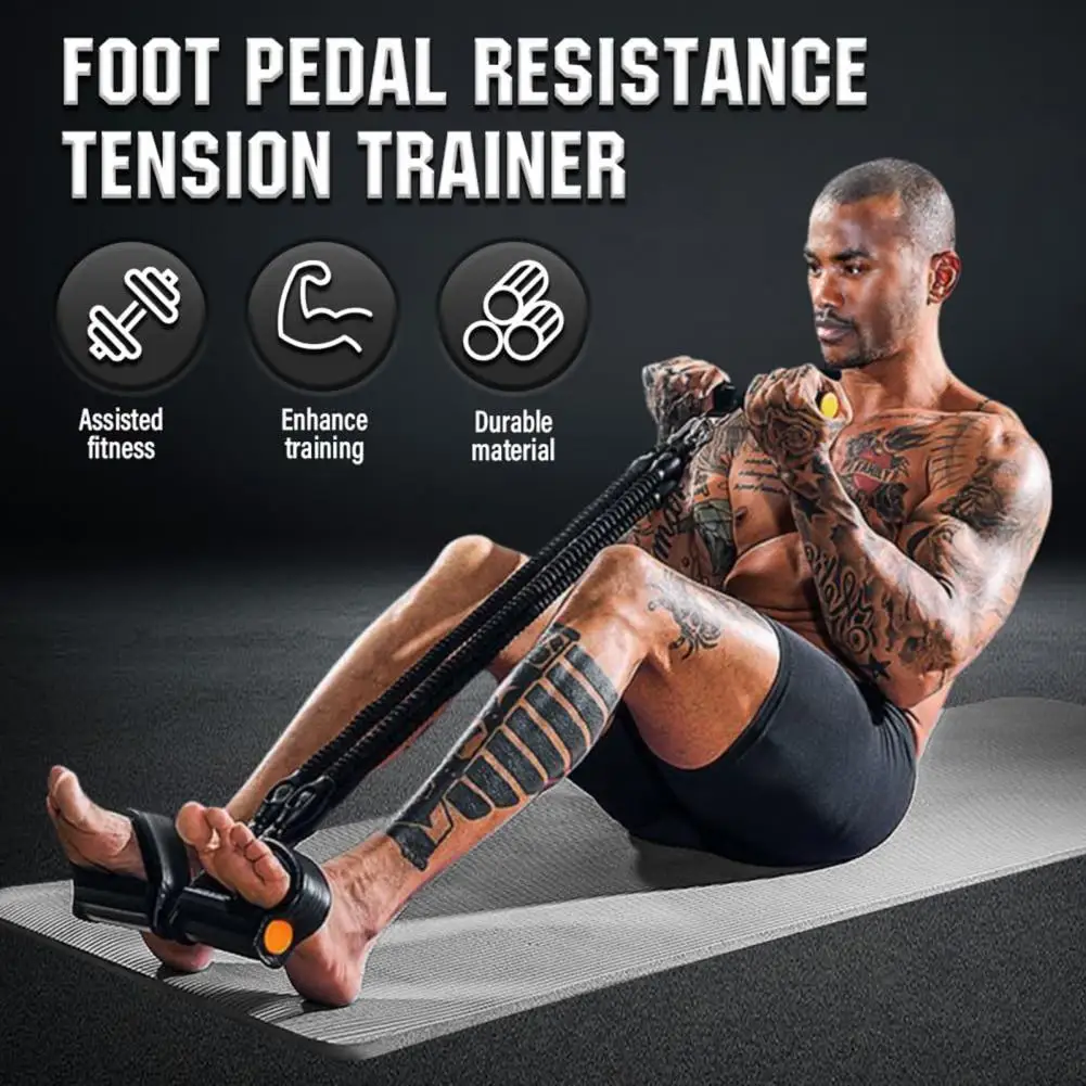 

2/3/4-трубка 52 см съемник педалей эспандер ручка эластичная йога приседания тянущая веревка педаль натяжитель тренажер оборудование для тренировок