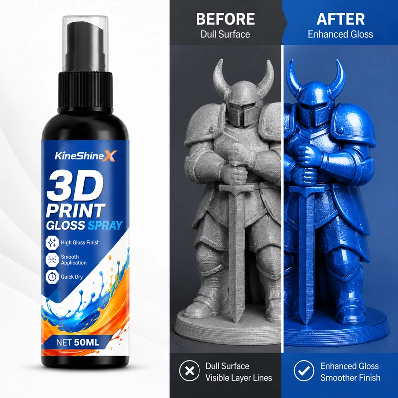 New 3D Printing Model Polish Liquid For Printed Handicrafts Long Lasting Gloss Hydrophobic Brightening Coating Spray 2026