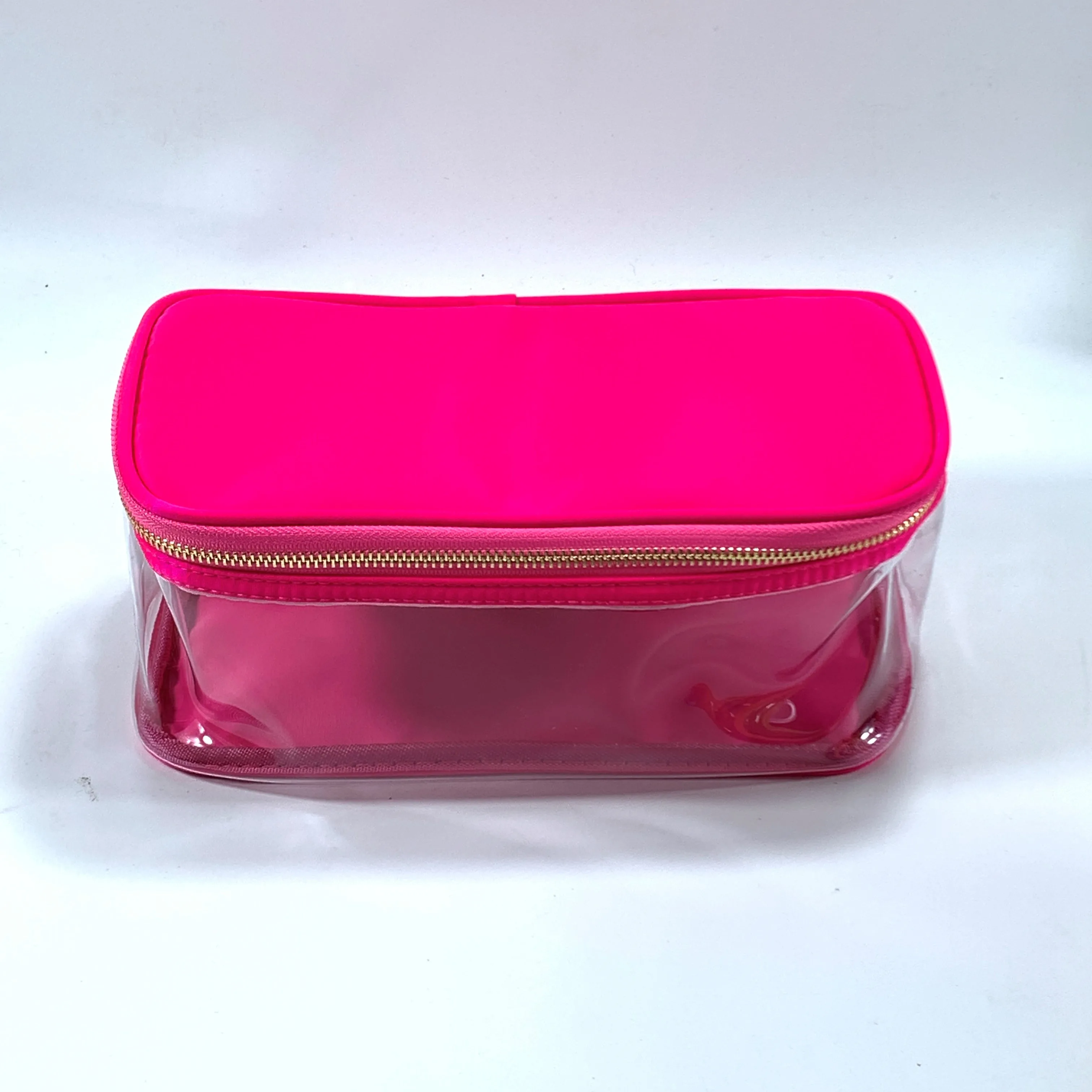 Bolsa de aseo de nailon resistente al agua para mujer, neceser de viaje, organizador de maquillaje de belleza, Color sólido, novedad