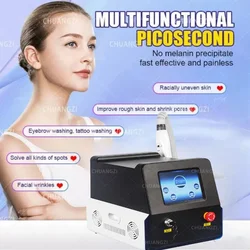 New Upgraded Nd-yag Q-switched 1064nm 532nm 1320nm Advanced Skin Freckle Removal Pigment Removal Tattoo Removal Machine