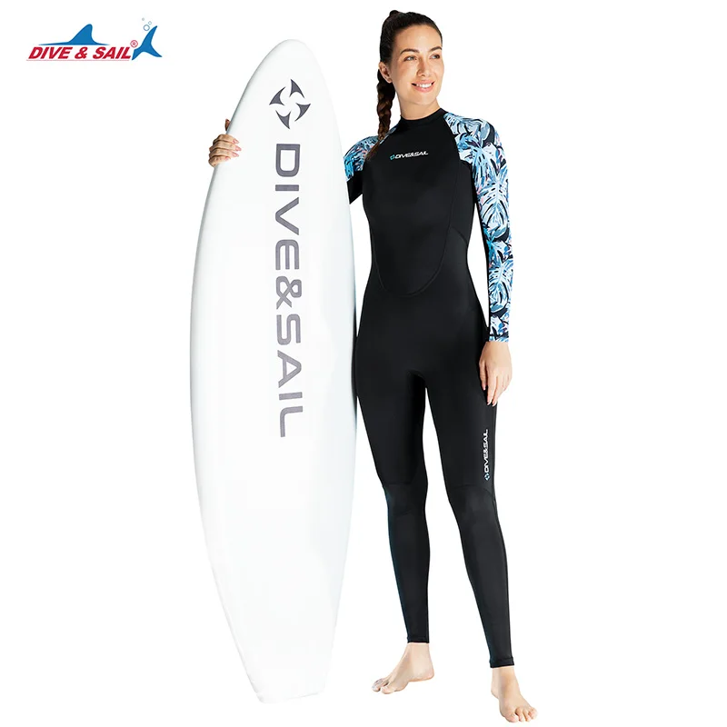 Dive Skins Full Body Swimsuit Wetsuit Snorkel Rash Guard Diving Suit for Women Men, Long Sleeve One Piece Stinger Suit UPF50+