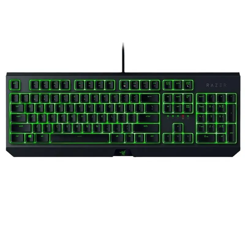 

BlackWidow Essential Wired Mechanical Keyboard 04 Key E-Sports Game Standard Edition with Green Switch ABS Material 104 Keys