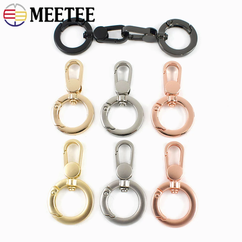 

5/10/20Pcs 17mm Spring O Ring Metal Buckle Swivel Lobster Buckle Rings for Keychain Hook Clip Carabiner Clasp Hardware Accessory