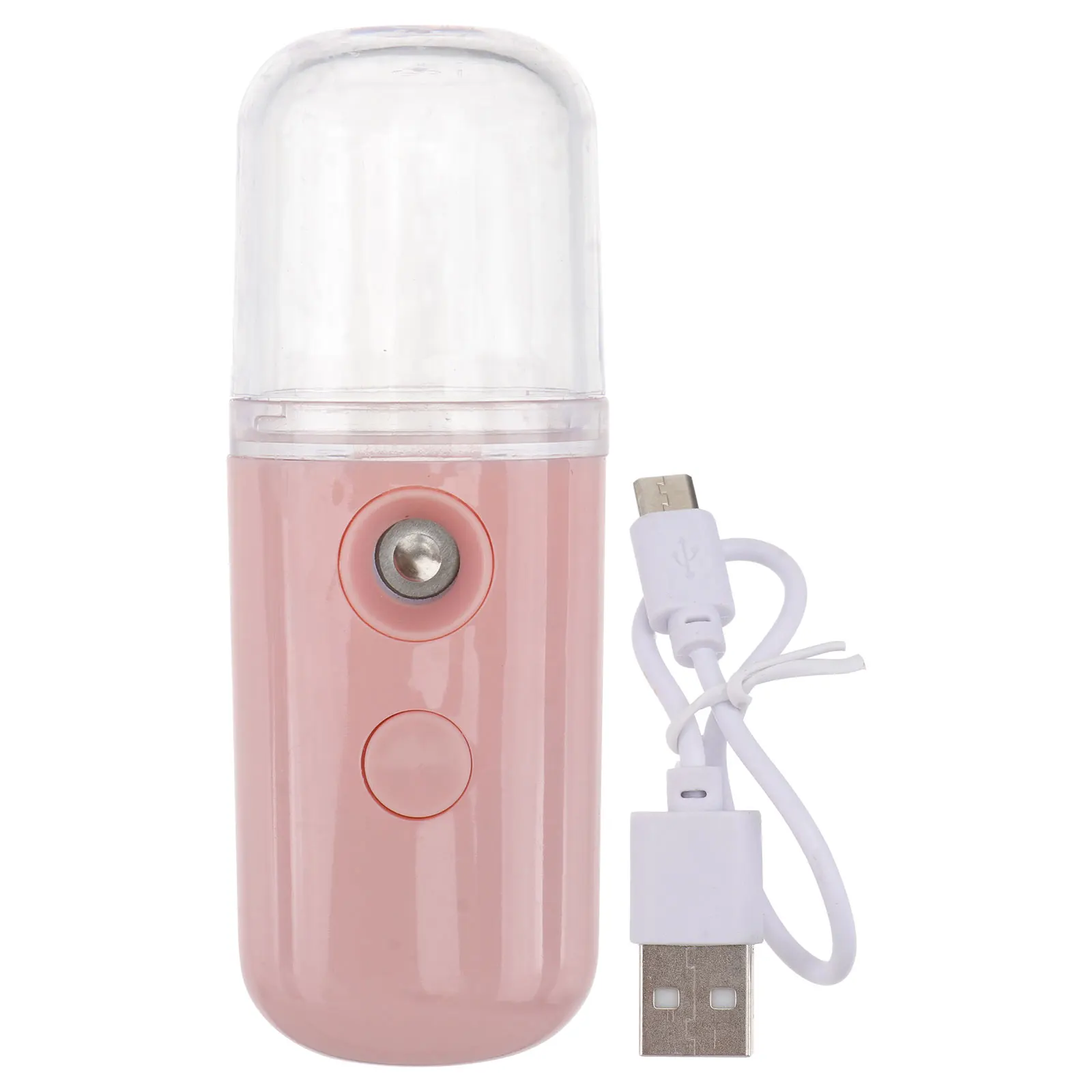 

Facial Hydration Device Mini Face Steamer Portable USB Charging Travel Size ABS PC Material Nano Atomization Skin Care