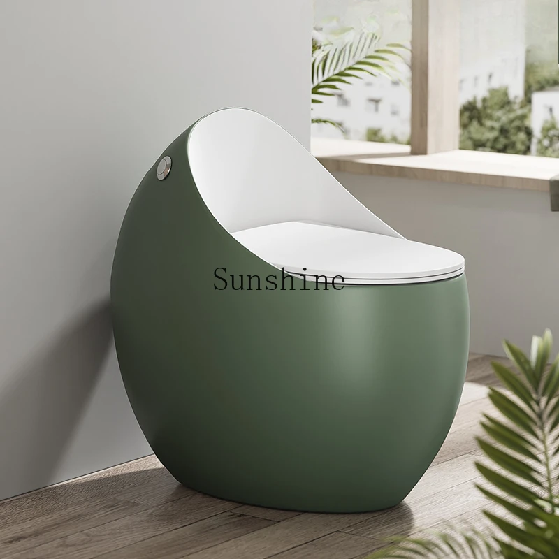 

Household ceramic flush toilet water-saving silent anti-splashing siphon large-diameter small apartment toilet