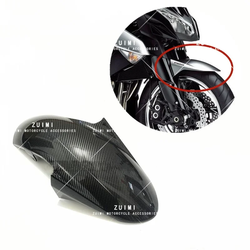 

Fit For KAWASAKI Z1000 2010 2011 2012 2013 Front Tire Fender Guard Hugger Fairing Carbon fiber paint