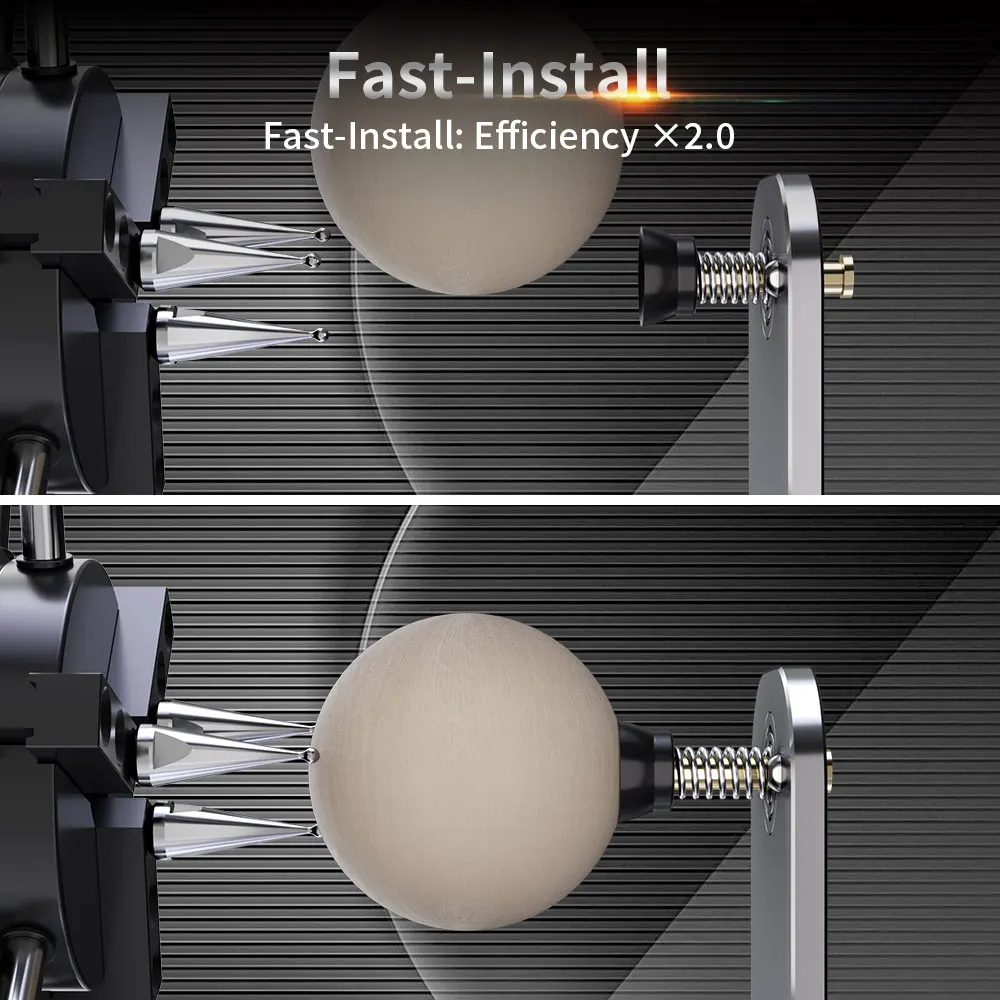 Mandril de operação rápida do eixo A NEJE R6 / rolo giratório