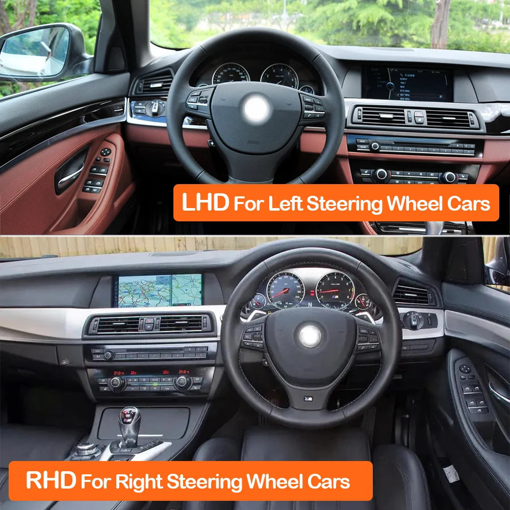 Lhd rhd beige schwarz braun oyster auto innen tür armlehne innen zug griff set für bmw 5er f10 f11 523i 525i 528i 530i – Detail 3