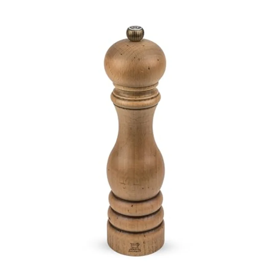 

Manual salt mill beech wood with antique finish 22 cm