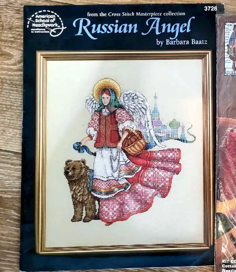 

Fairy series-angels And Bears 43-48 Cross Stitch Kit Package Greeting Needlework Counted Kits Kits Embroidery
