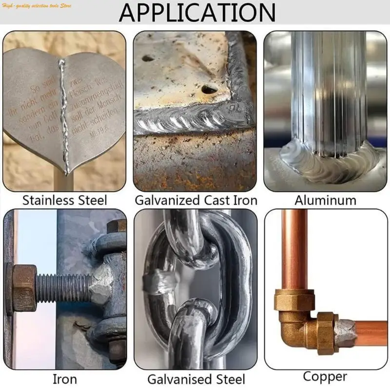 203F 20PCS Fluxless Welding Wire 1.6mm Aluminum Alloy Rod Easy Melting Technology Soldering Rod For Smooth Welding Job