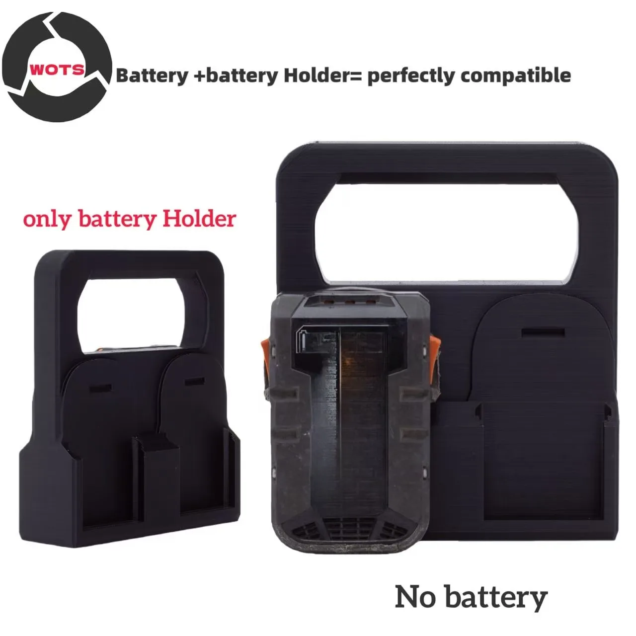 

4x Battery Basket Carrier Caddy Holder for Ridgid for AEG 18V Battery Holder Dual double Wall Mount Rack Storage Bracket Mount