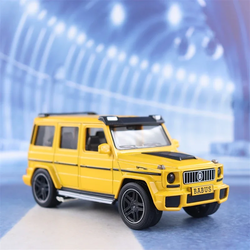 1:24 Mercedes Benz BRABUS Modified Simulation Diecast Metal Alloy Model car Sound Light Pull Back Collection Kids Toy Gift A580