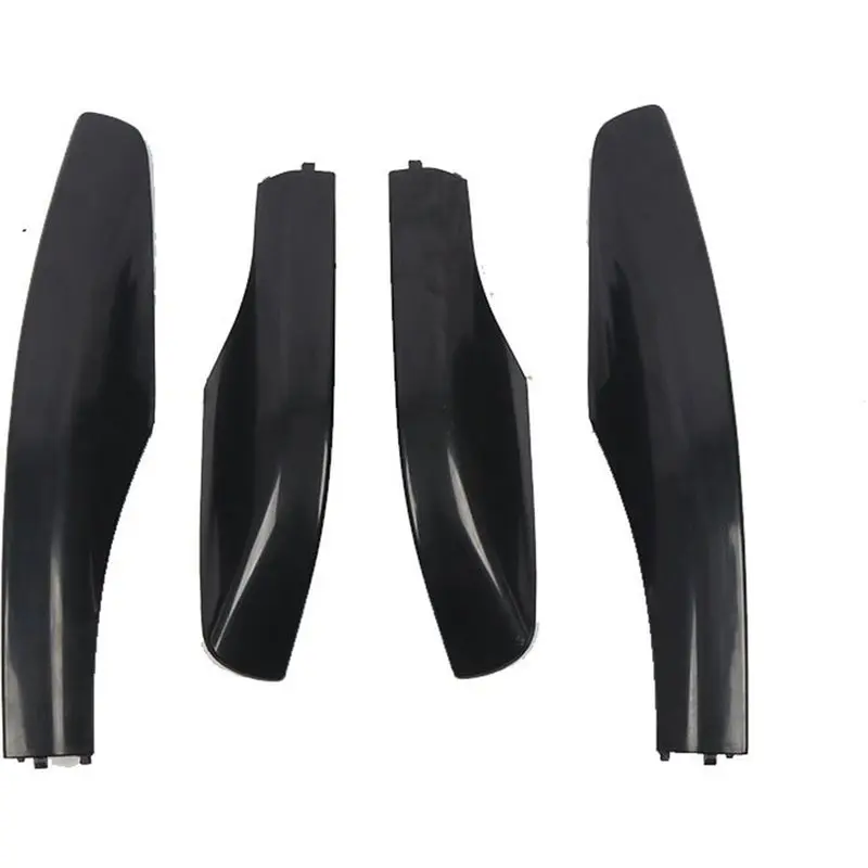 Couvre-pieds de barre de toit noirs, protection des extrémités de barre de toit, 4 pièces pour Toyota Fortuner AN50/AN60 2004-20