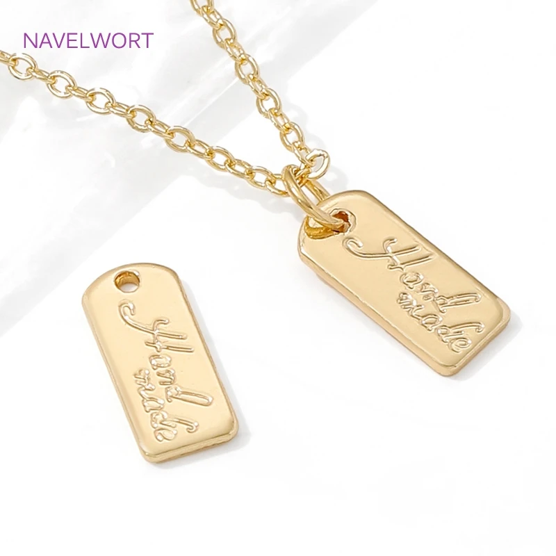 KC Gold Color Small Extension Chain Tag Charms For Jewelry Making,Charms For Jewelry,DIY Bracelet Necklace Making Accessories view 5