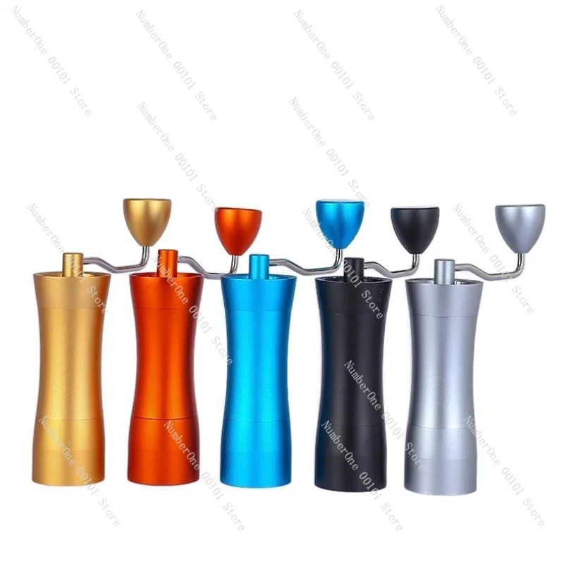 Hand Crank Coffee Grinder,CNC Precision Steel Core Manual Grinder,Portable Italian Style Coffee Bean Mill,Home  Travel Barista