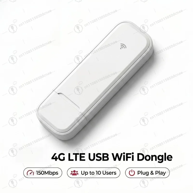 F8 European Version 4G LTE USB WiFi Modem Unlocked SIM Card Portable Mobile Hotspot Dongle for Car Laptop Travel