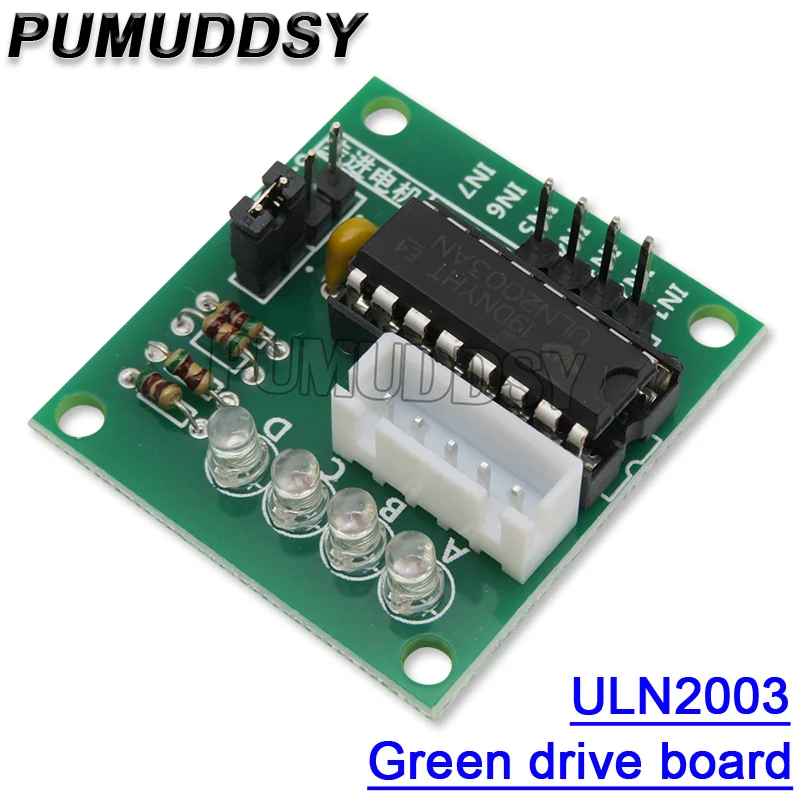 ULN2003 28BYJ-48 5V Reduction Step Motor Gear Stepper Motor 4 Phase Step Motor Green/Blue SOP ULN2003A DIP UL2003AN