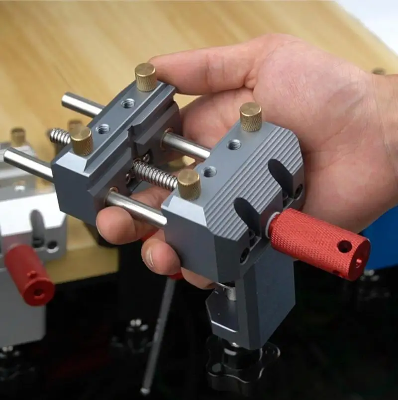 

Precision Table Vice Bench Clamp Multifunctional Aluminum Alloy Clamp Mini Workbench Adjustable Woodworking Clamp Tools