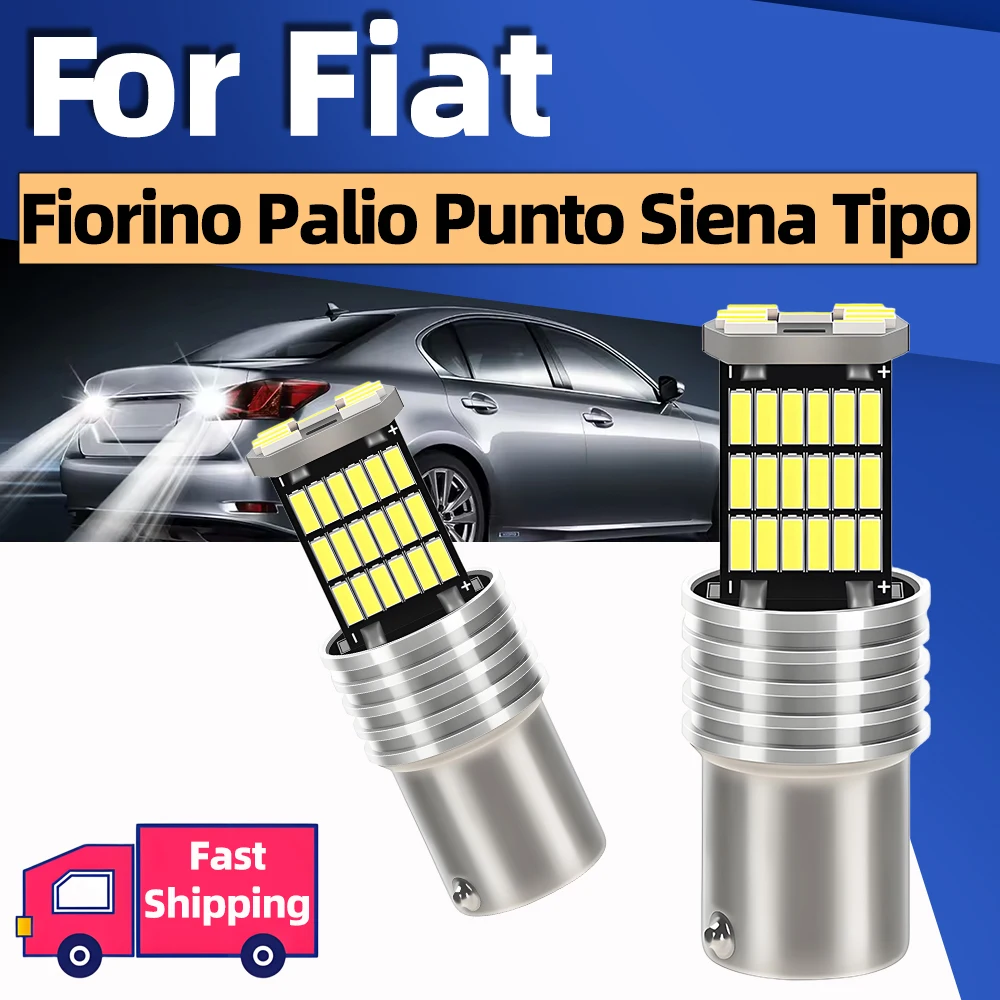 

2 шт. светодиодные лампы заднего хода P21W BA15S 1156 Fiat 500 2007-2017 500C 500X Fiorino Palio Punto Siena Tipo Canbus лампы