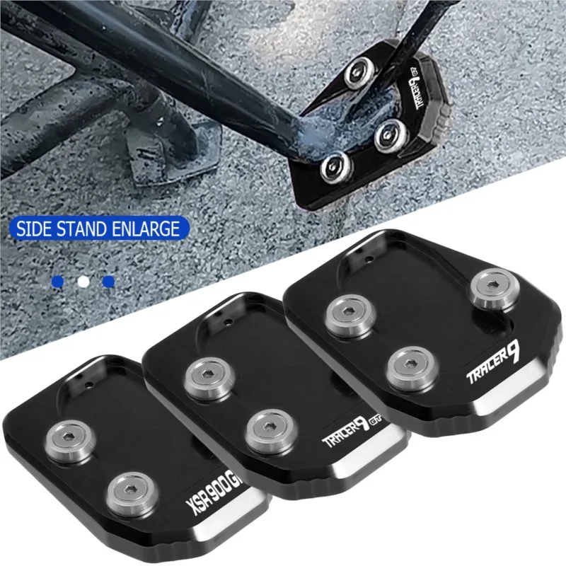 FOR YAMAHA MT-09 TRACER 900 TRACER900 2014-2021 FZ-09 XSR900 Motorcycle Side Stand Enlarge Pad Kickstand Support Extension Plate