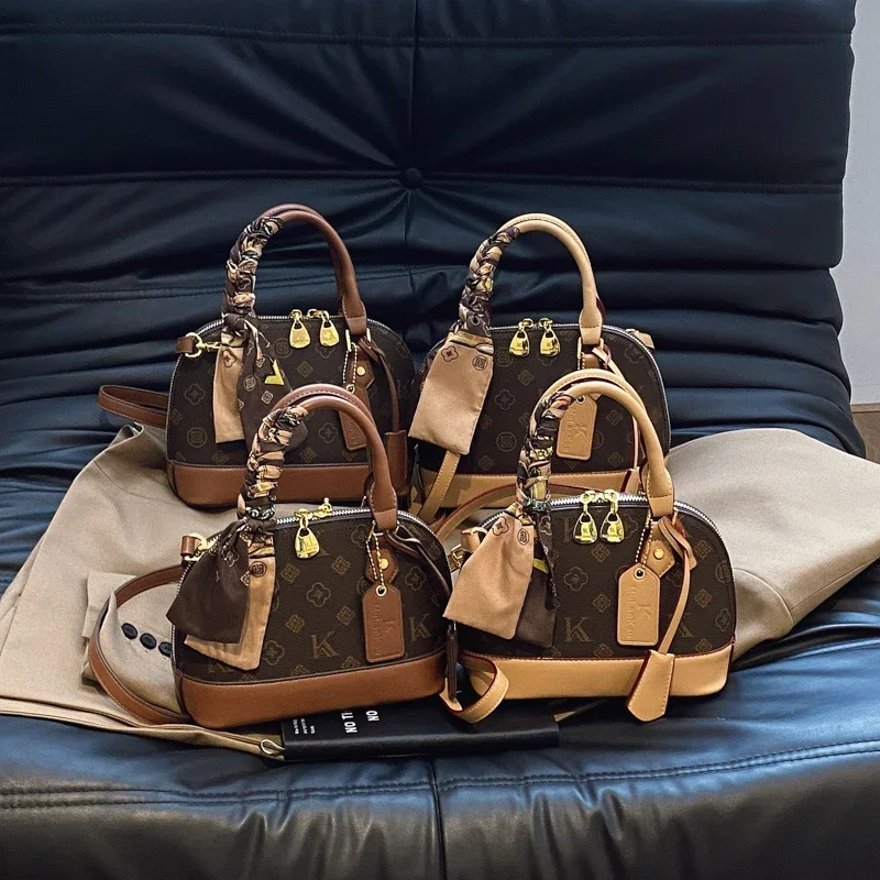 

Trendy Vintage Diaper Bag For Women Leather Crossbody Bag Luxury Tote Minimalist Designer Large Capacity Elegant Fashion