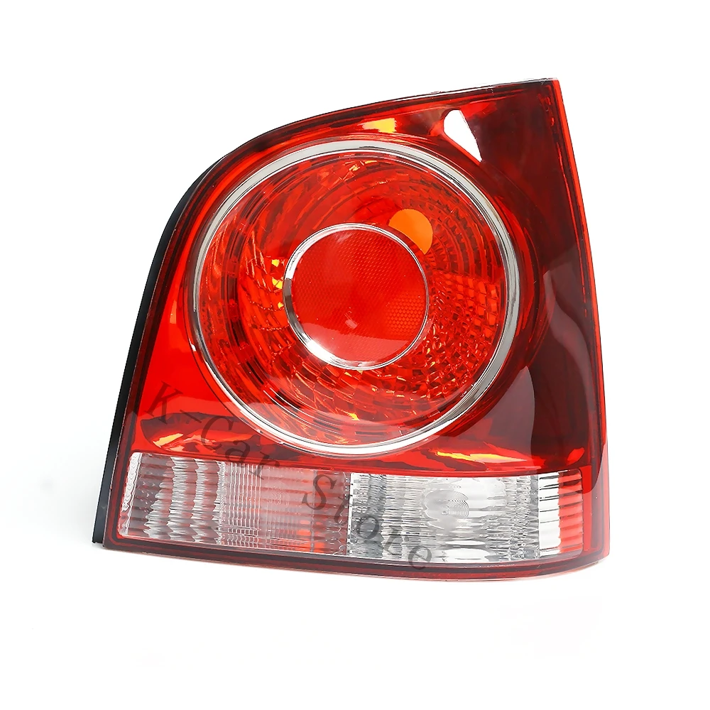 K-Car Rear Tail Light Lamp Housing Without Bulbs Warning Bumper Light For Volkswagen VW POLO 2006 2007 2008 2009 2010