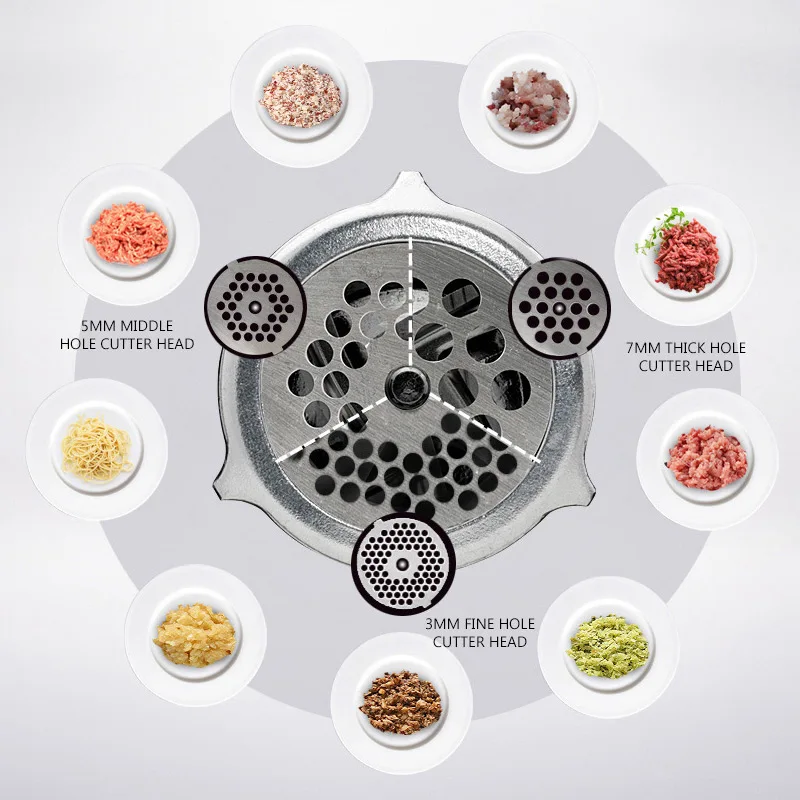 Бытовая мясорубка, электрическая шлифовальная машина, многофункциональный наполнитель для колбас, семейные кухонные комбайны