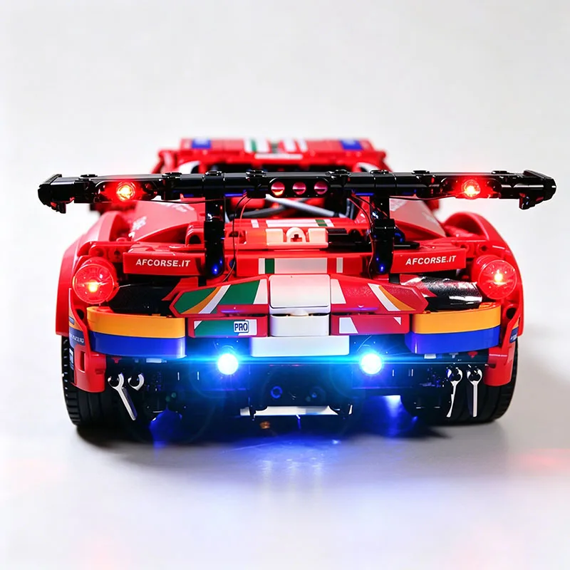 LED Light Kit For LEGO Technical Racing Car 488 GTE 42125 Lamp Toys Gift (Not Include Building Blocks Bricks Kits Sets Model)